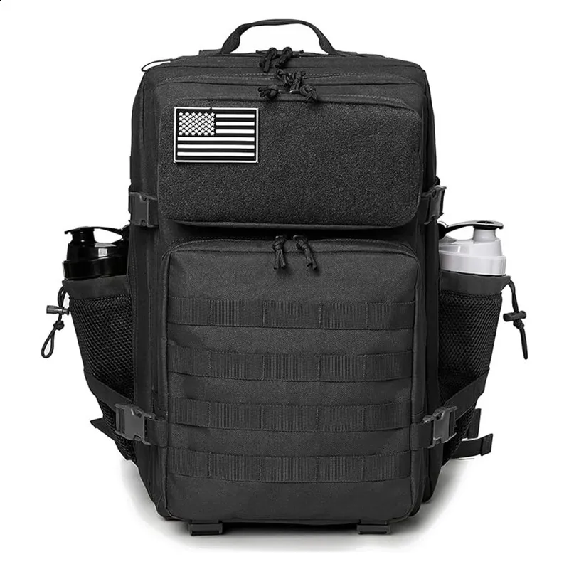 LHI Tactische rugzak in militaire stijl, 45 liter, met Molle-systeem