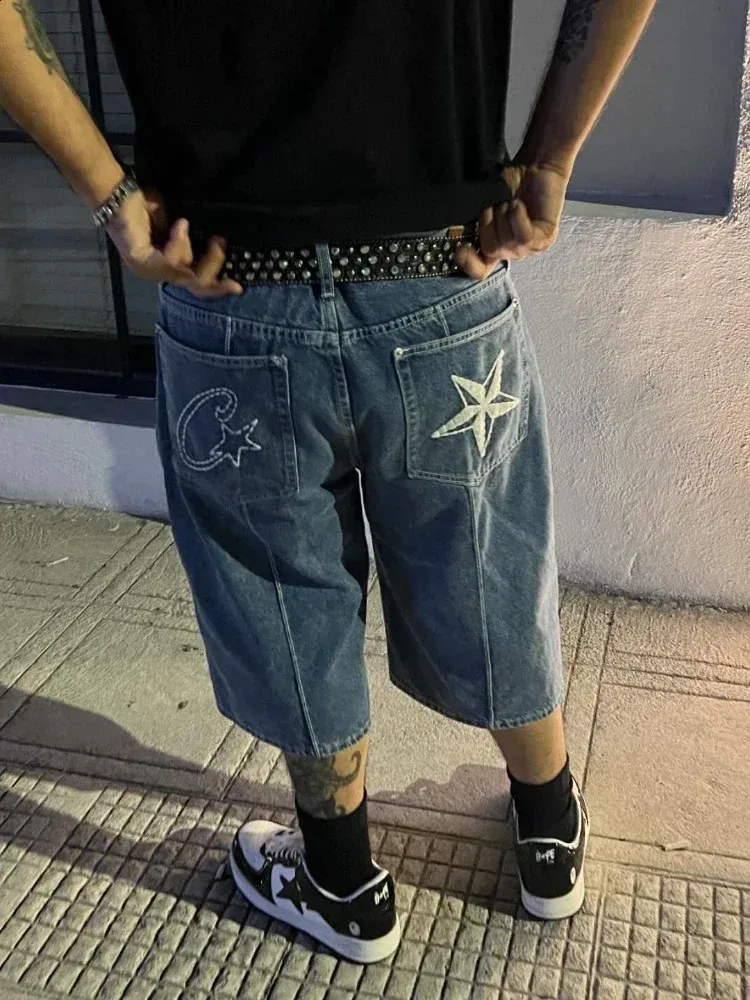 パンツ starteam Plaid Star Jeans Shorts Black STARTEAM PLAID STAR