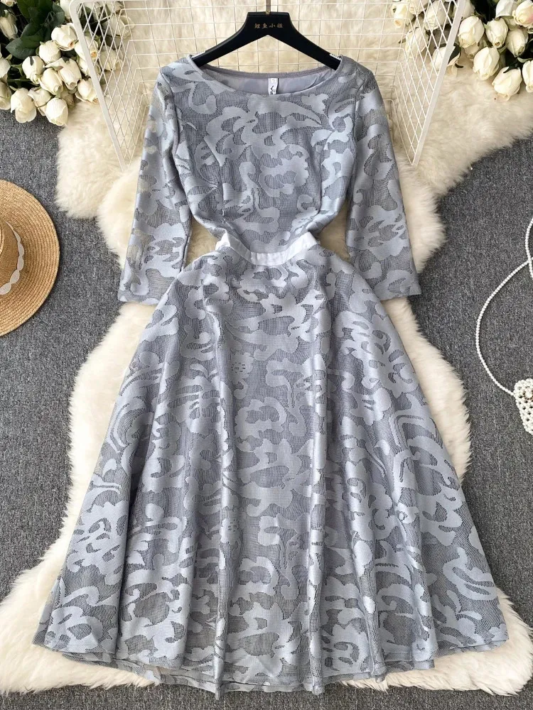 pale yellow knee length dress Modal Lace-Trim Midaxi Dress in Butter Yellow - XS main image 0
