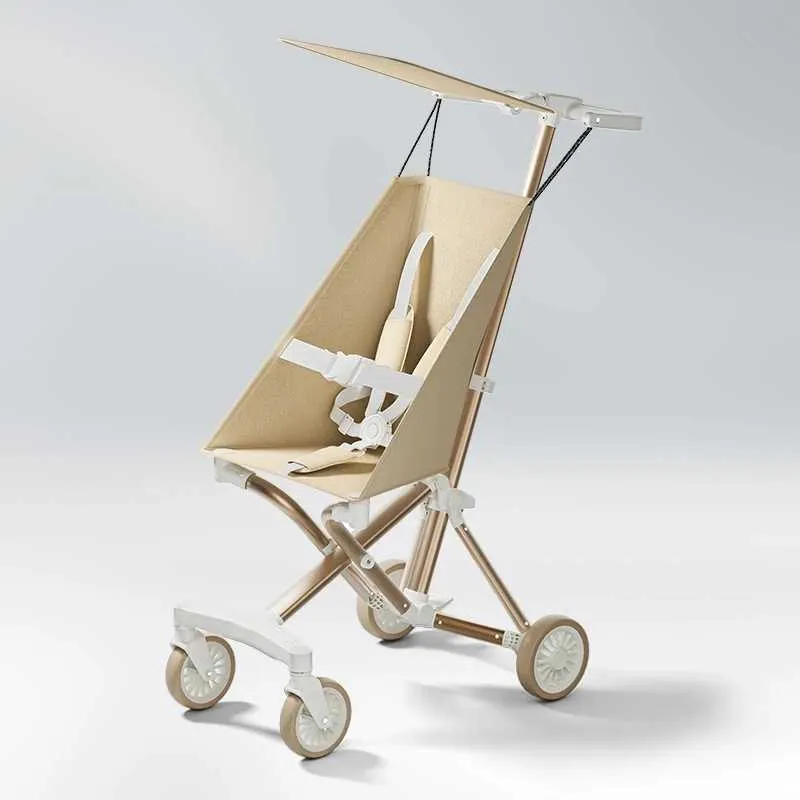 DHgate Compact Travel Stroller Breathable Fabric One Hand Fold Lightweight Fits Airplanes Baby Kids Maternity