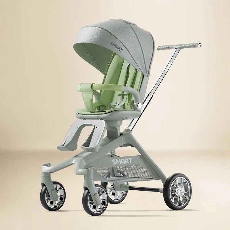 DHgate High View Compact Travel Stroller Portable Lightweight Swivel Seat Ideal for Babies Toddlers H240710 Baby Kids Maternity