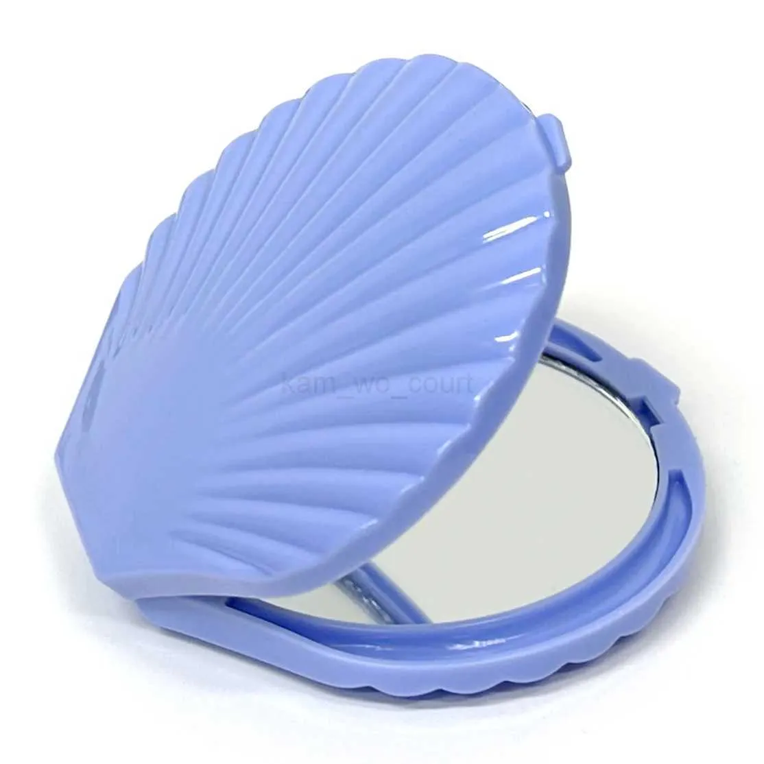 Shell Compact Mirrior High Quality Shell Shaped Makeup Mirror Dual Side... From Kam_wo_court ...