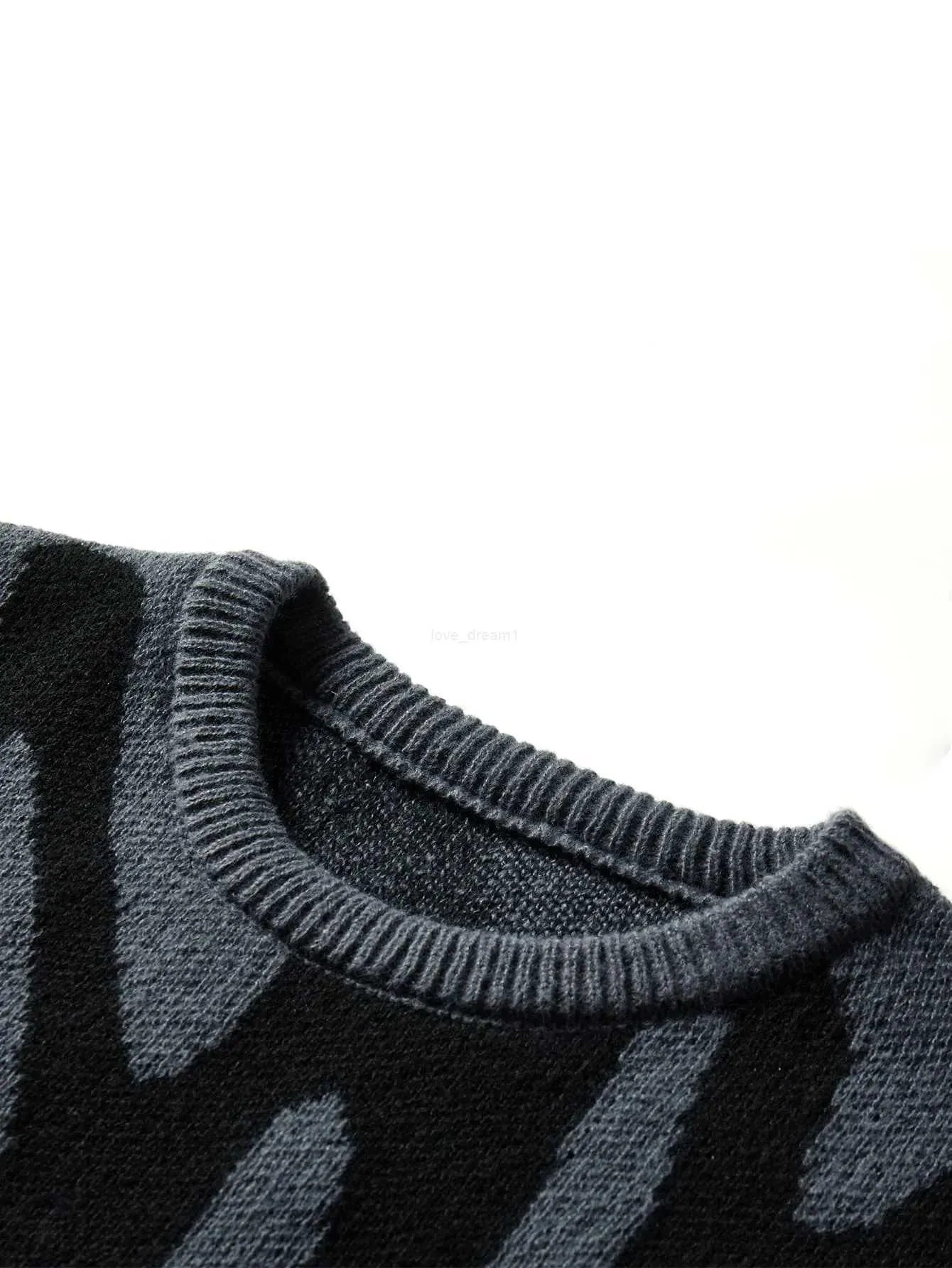 Autumn Winter Knitted Mens Pullover Oversized Crew Neck Autumn Winter Knitted Mens Pullover Oversized Crew Neck