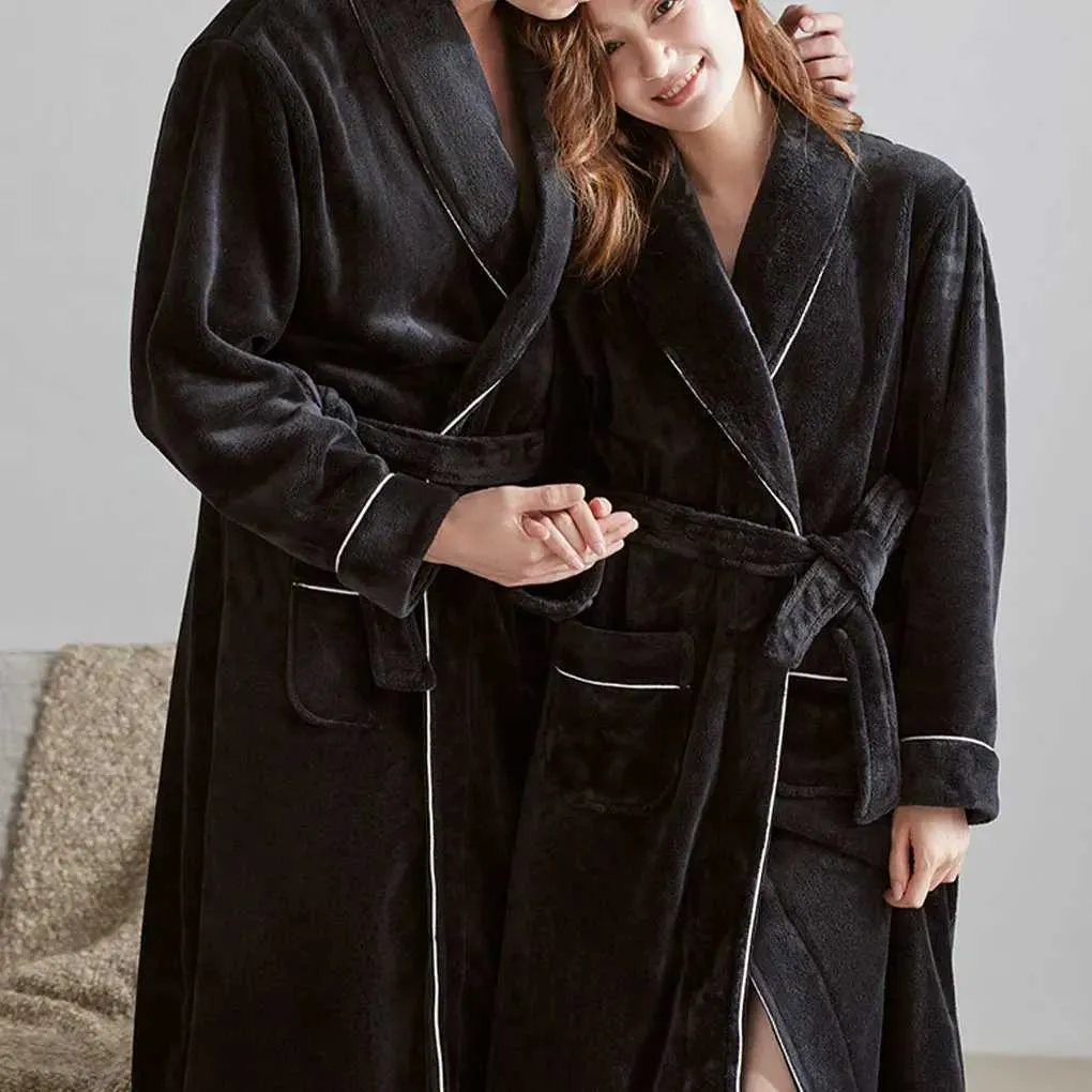 Mens Robes Black Adjustable Bath Towel Customization Suitable For Maximum Comfort And Pockets Polyester Mens Bath Towel Y240722 From Ferqik 30.58 DHgate.Com