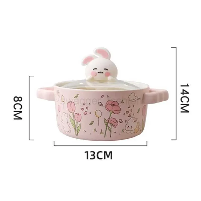 Bol à ramen avec couvercle - 1200 ml - Bol à nouilles instantanées avec poignées et cuillère - Portable - Joli cuiseur à ramen pour soupe, nouilles, boulettes, salades - Gris clair