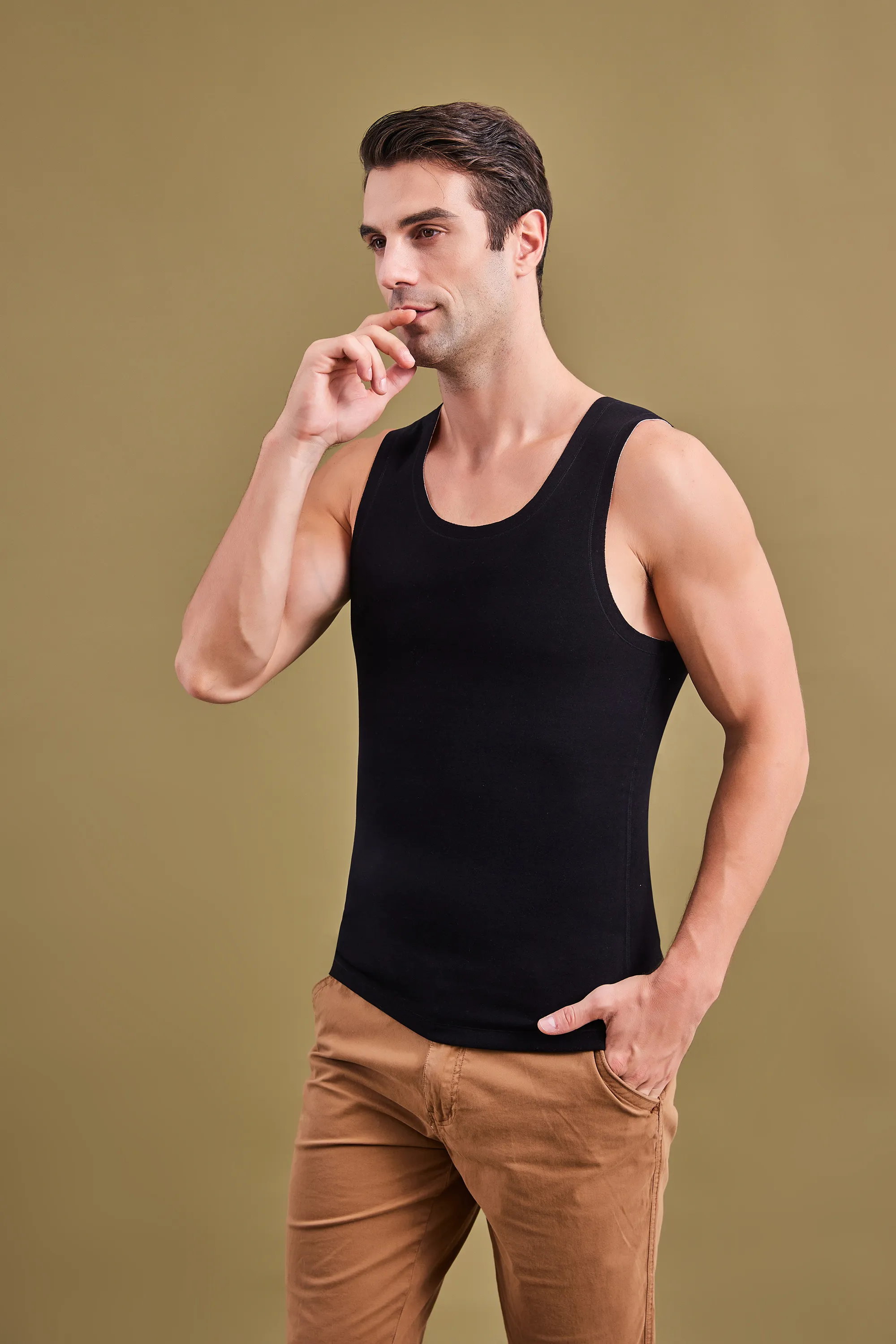 Mens Thermal Vest: Winter Slimming, Warmth Comfort Shop Now
