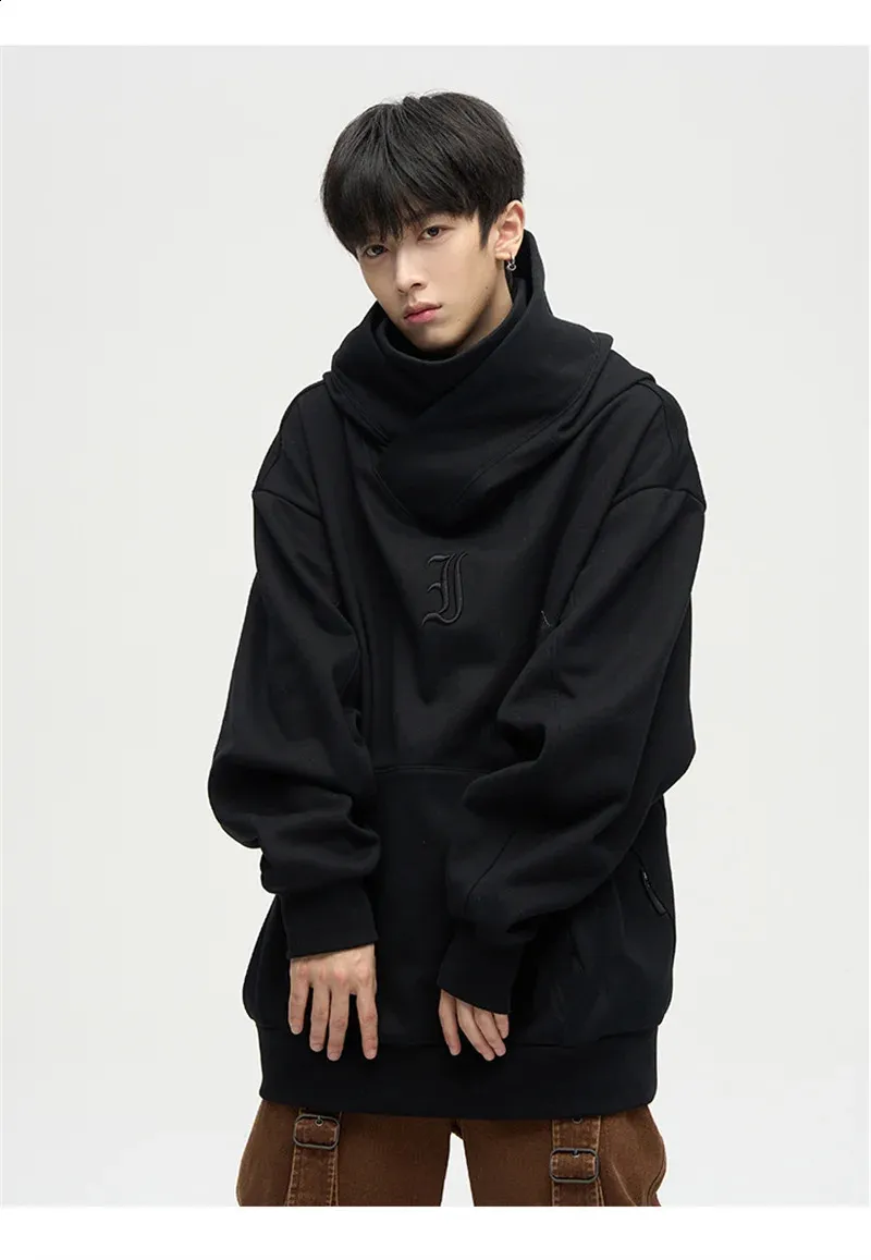 Ninja Techwear Hoodie: Autumn Streetwear Turtleneck