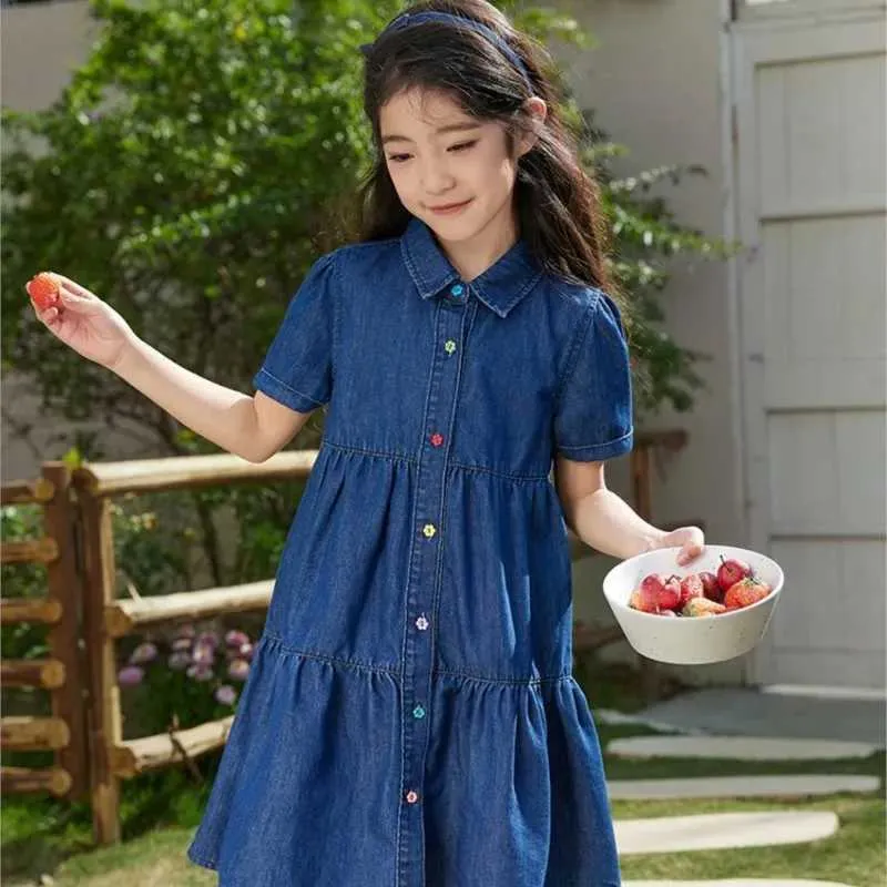 Toddler Kids Jean Dress IENENS Fashion Baby Girl Jeans Clothes