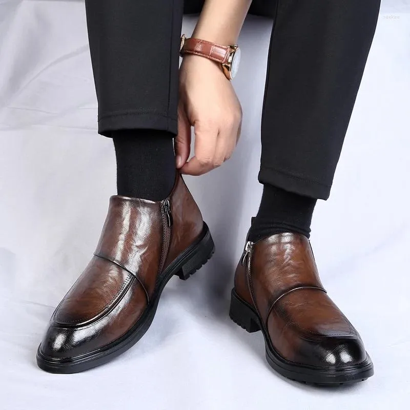 Casual Shoes Selling Funds Men Dress Business Leather For Mens Leisure Designer Style Wedding Party