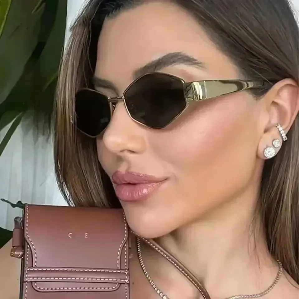 Hexagon Sunglasses 2024, Unique Polygon Sun Glasses for Men  display picture 1