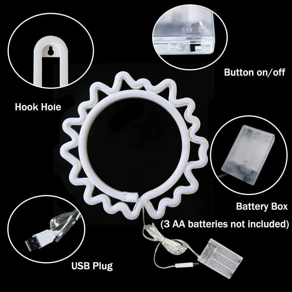 Enseigne Lumineuse Décoration Murale - Chambre Garçon Salle Jeux Panneau Néon Led Usb