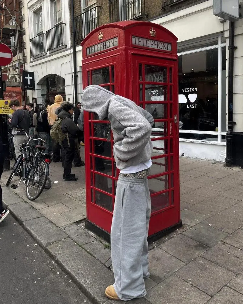 Herrebukser Streetwear Y2K Vide Ben Herre Retro Dobbelttaljede Joggingbukser Broderet Camouflage Mønster Trend Casual_voghion.com