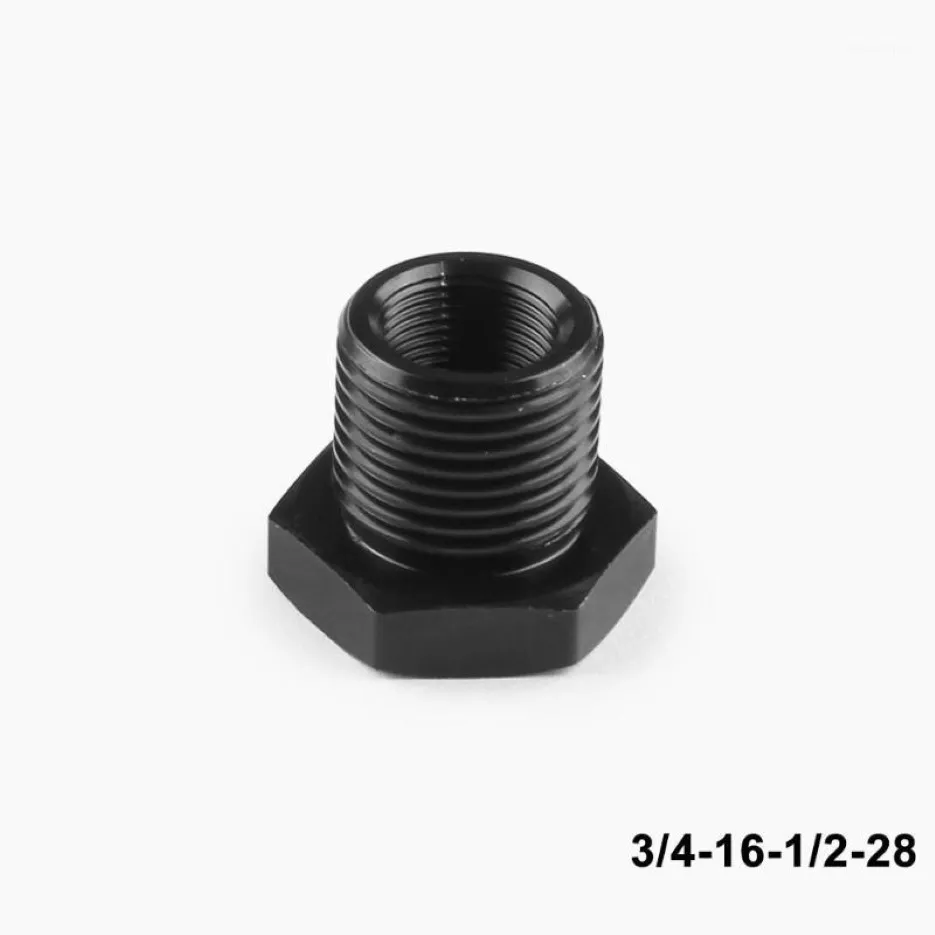 DHgate.com:1/2-28 to 3/4-16 13/16-16 3/4 NPT Aluminum Adapter Threaded