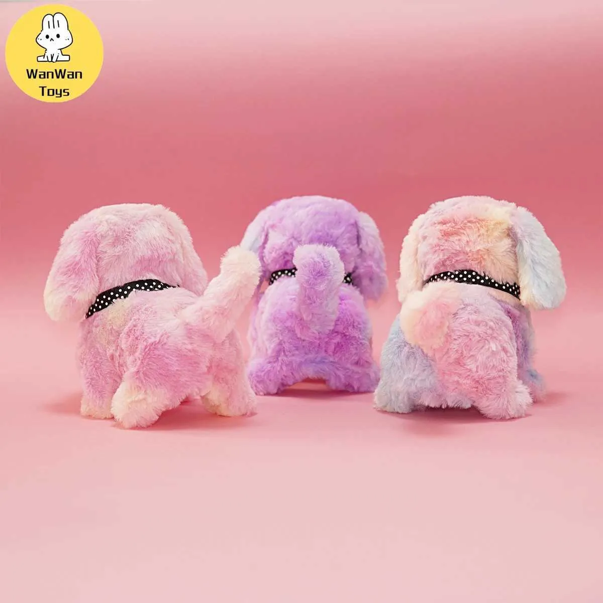 Interactive Walking & Barking Plush Dog Toy - Saint Bernard, Soft Plush, Wagging Tail, Electronic Pet for Kids Interactive Walking & Barking Plush Dog Toy - Saint Bernard, Soft Plush, Wagging Tail, Electronic Pet for Kids