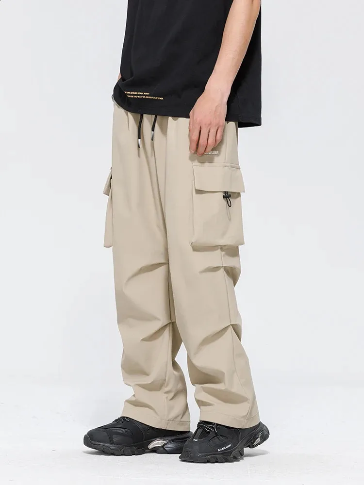 Nylon Cargo Pants: Breathable, Stretchy, Multi-Pocket Casual