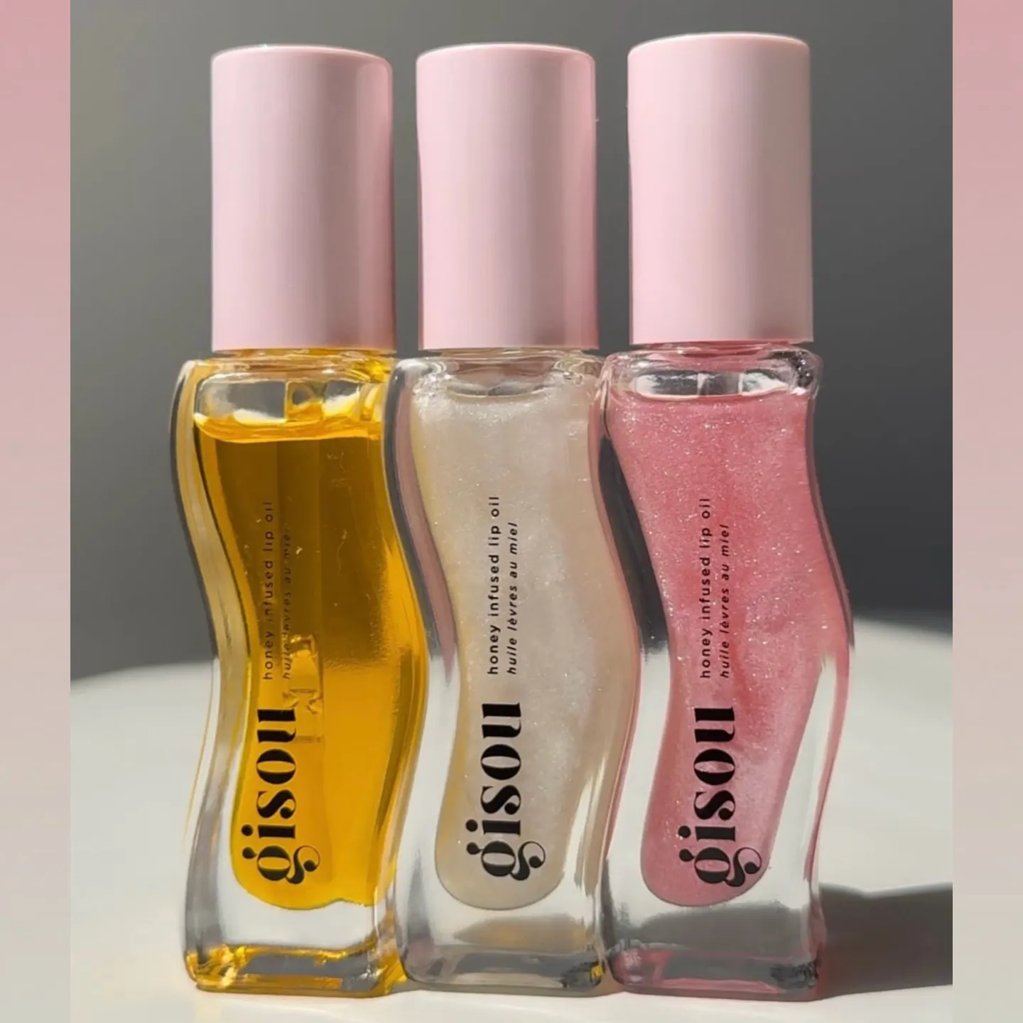 Gisou Honey注入リップオイル9ml 唇の光沢、保湿、水分補給、自然、5色