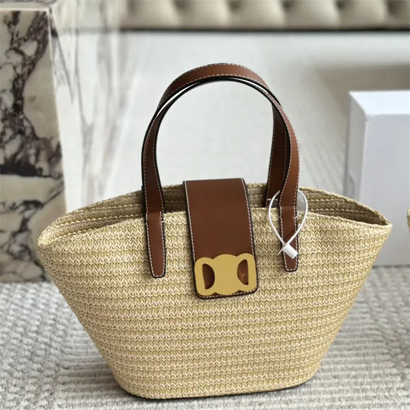 Straw Tote Bag For Women - Woven Beach Bag With Crossbody Strap, Summer Vacation Purse - View #2