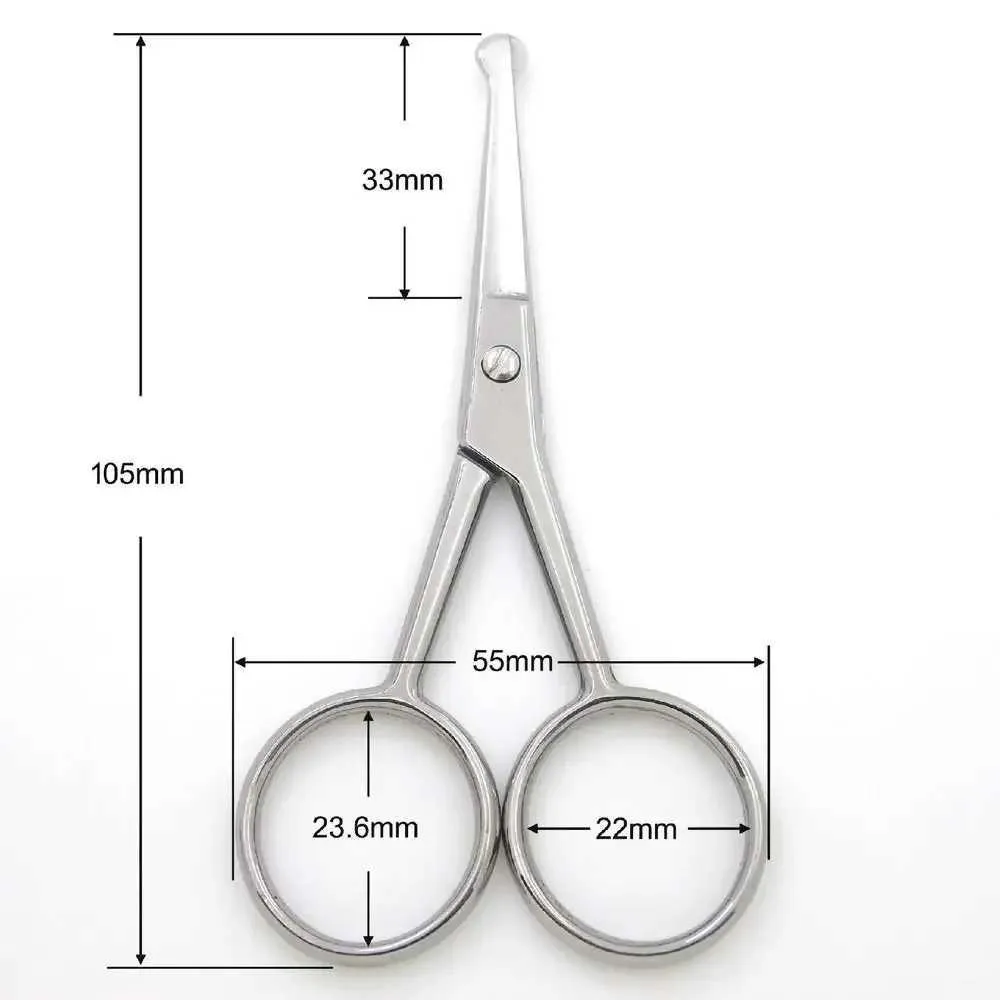 Small Rounded Scissors Professional Round Head Small Cosmetic Scissors For Safe And Effective ...