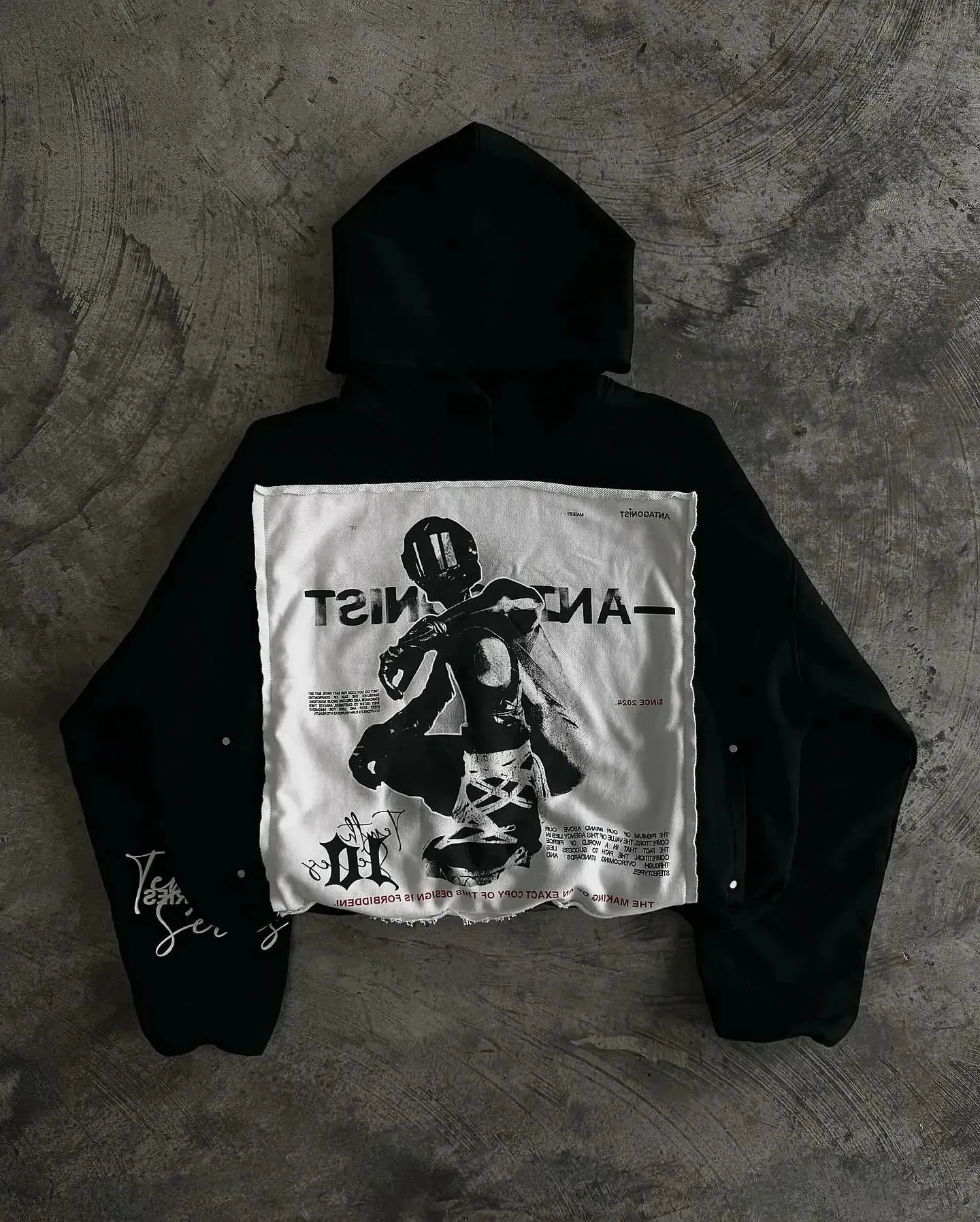 Sudadera Con Capucha Retro Y2K Con Cremallera Para Hombre