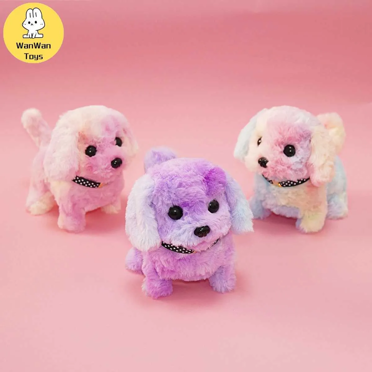 Interactive Walking & Barking Plush Dog Toy - Saint Bernard, Soft Plush, Wagging Tail, Electronic Pet for Kids Interactive Walking & Barking Plush Dog Toy - Saint Bernard, Soft Plush, Wagging Tail, Electronic Pet for Kids