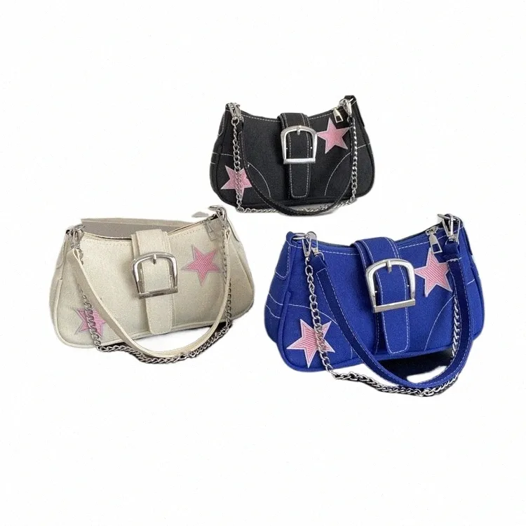 DHgate.com:2024Denim Stars Pattern Y2K Womens Canvas DHgate.com:2024Denim Stars Pattern Y2K Womens Canvas