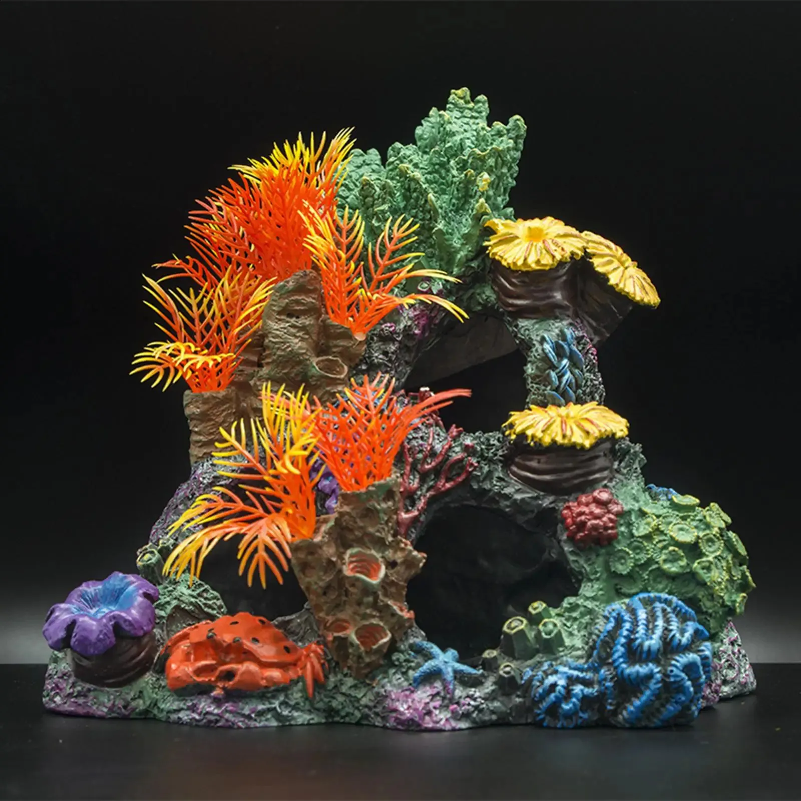 Realistic Resin Coral Ornaments for Marine Aquarium Decoration 24 Pack