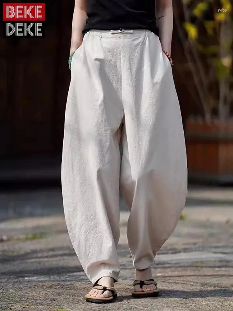 Plus size linen harem pants deals