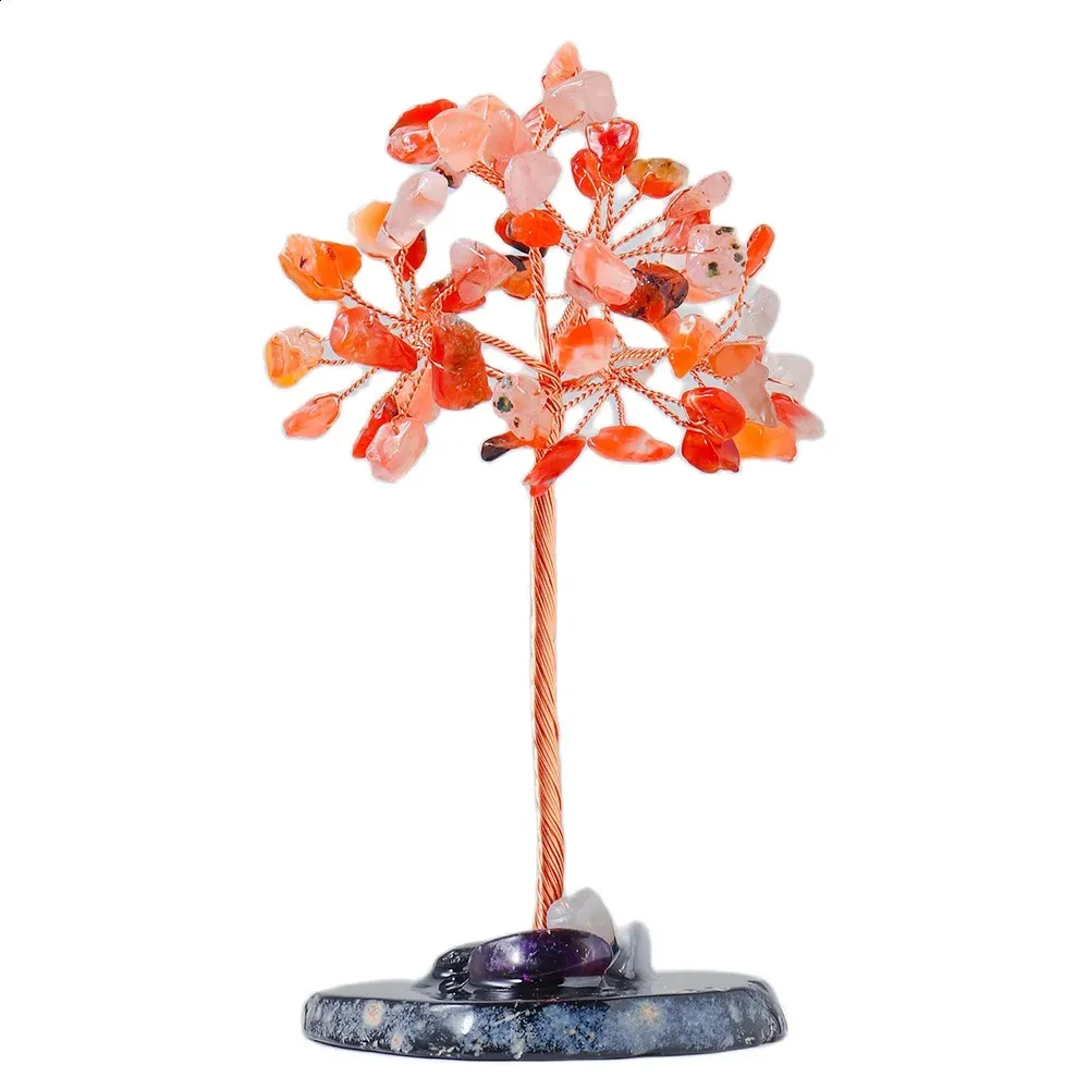 Mini Copper Wire Wrapped Crystal Money Tree Home Decor, Healing ...