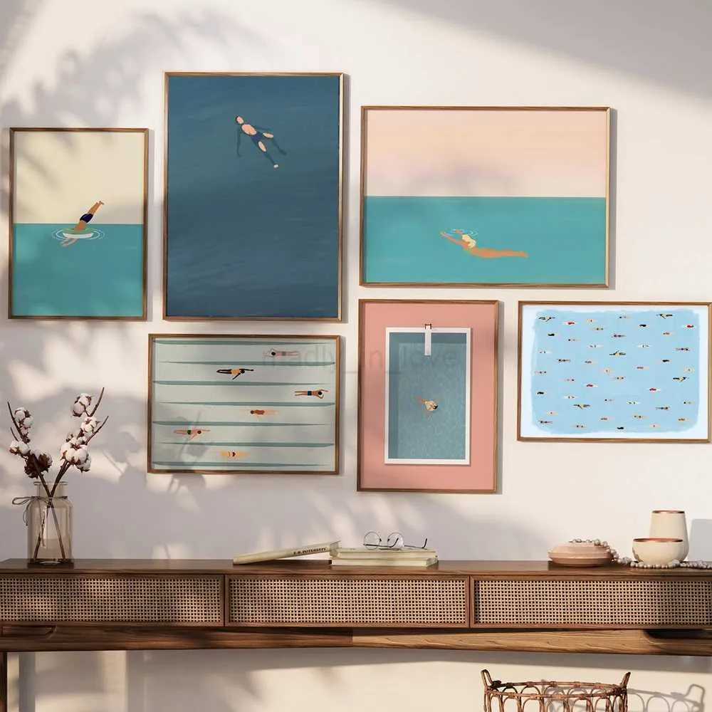 Photo inspiration: Minimalist Beach Print Wall Art Swimming Pool Image From Madly Photo Inspiration
