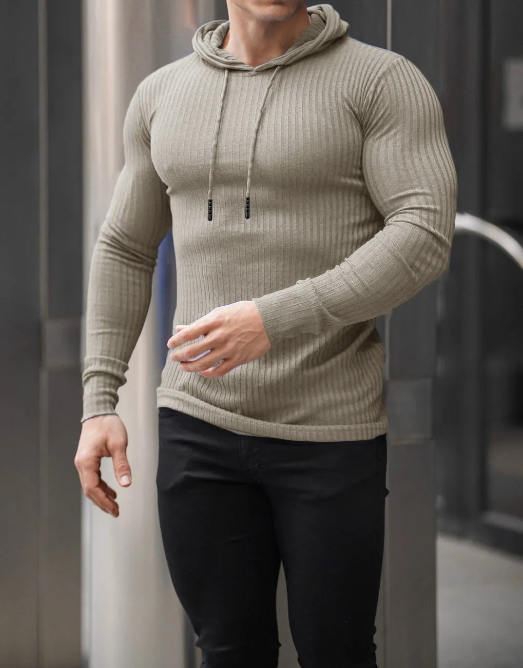 Sudadera Con Cremallera Y Capucha Para Hombre - Tejido Suave Y Ligero, Con Bolsillos, Ideal Para Otoño/Invierno