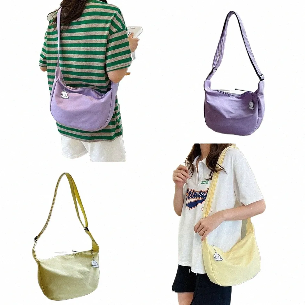 DHgate 2024Zipper Large Capacity Canvas Travel Shoulder Bag for Women Bags Luggage Accessories