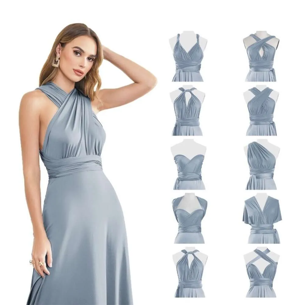 long flowing bridesmaid dresses Dusty Lavender A-line One Flowing Shoulder Pleated Chiffon Long Bridesmaid Dress Dusty Lavender / US 16