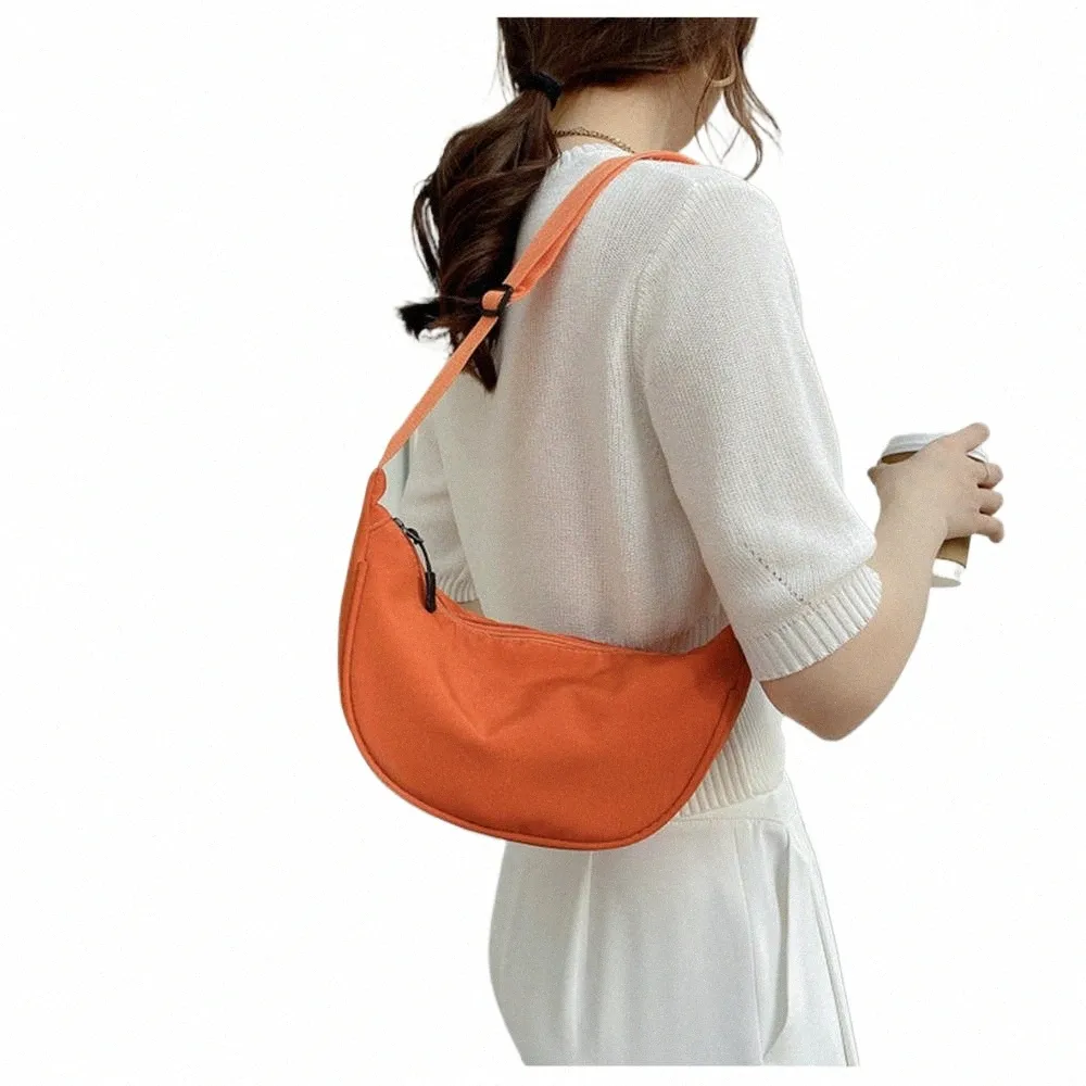 DHgate.com:Nylon Small Shoulder Bag with Solid Color