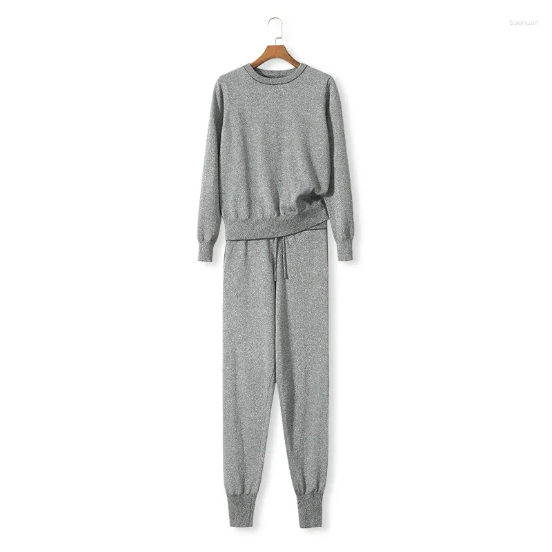 Wool Cashmere Sweatsuit Luxury Wool Cashmere Tracksuit Set