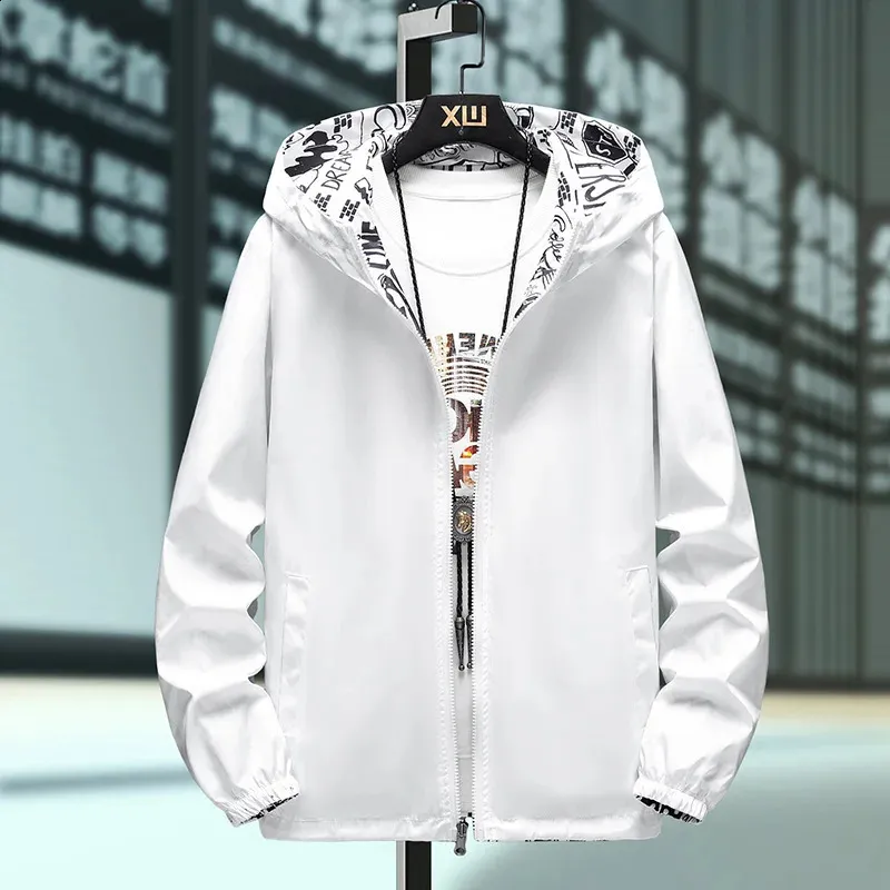 Men's Reversible Graffiti bomber jacket for Spring and