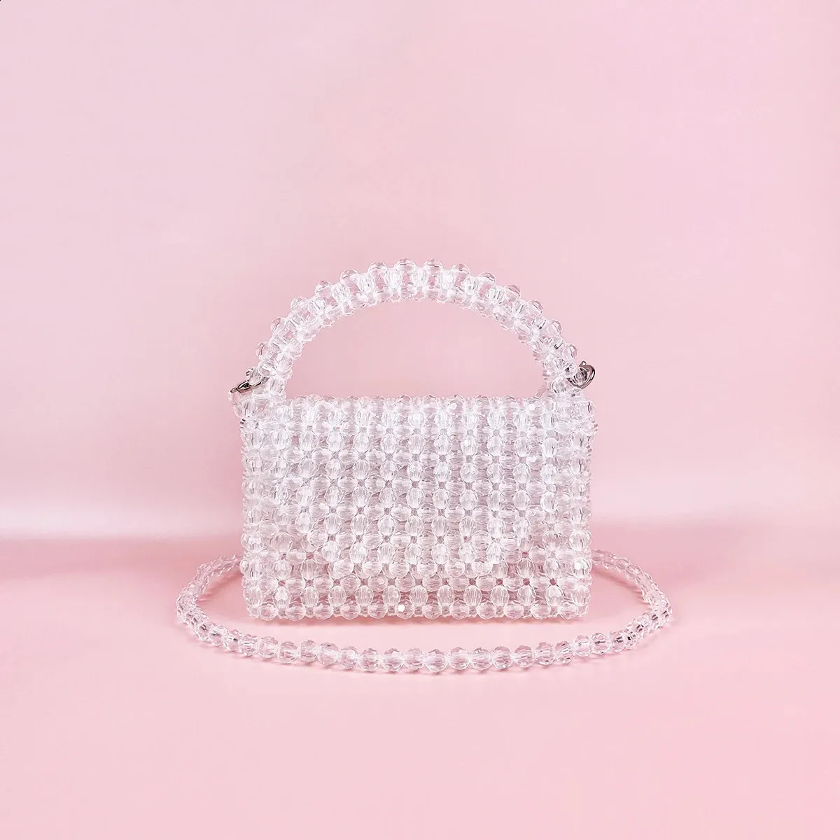 ★SAENGIN STUDIO★ MOTHER-OF-PEARL VELVET HAND BAG SAENGIN 생긴 | The Cotton Velvet Brooch Handbag from Saengin