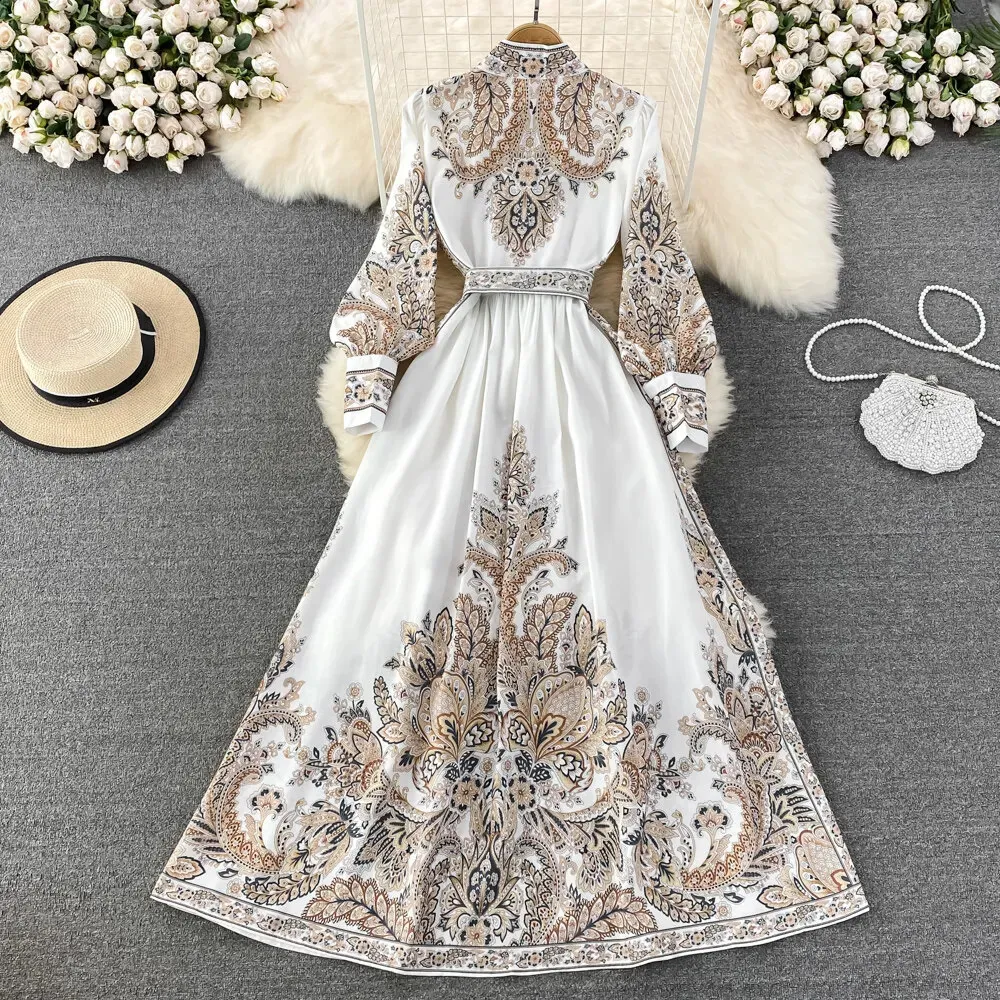 white christmas dresses Royal Blue Bohemian Style Bazin Batik Dress. Unique and Exclusive Dres –  SophiaClothes main image 0