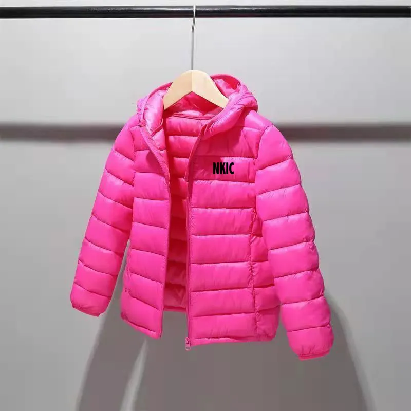 Piumino Invernale Per Bambini Unisex - Leggero, Caldo, Con Cappuccio E Chiusura A Zip, Per Autunno/inverno