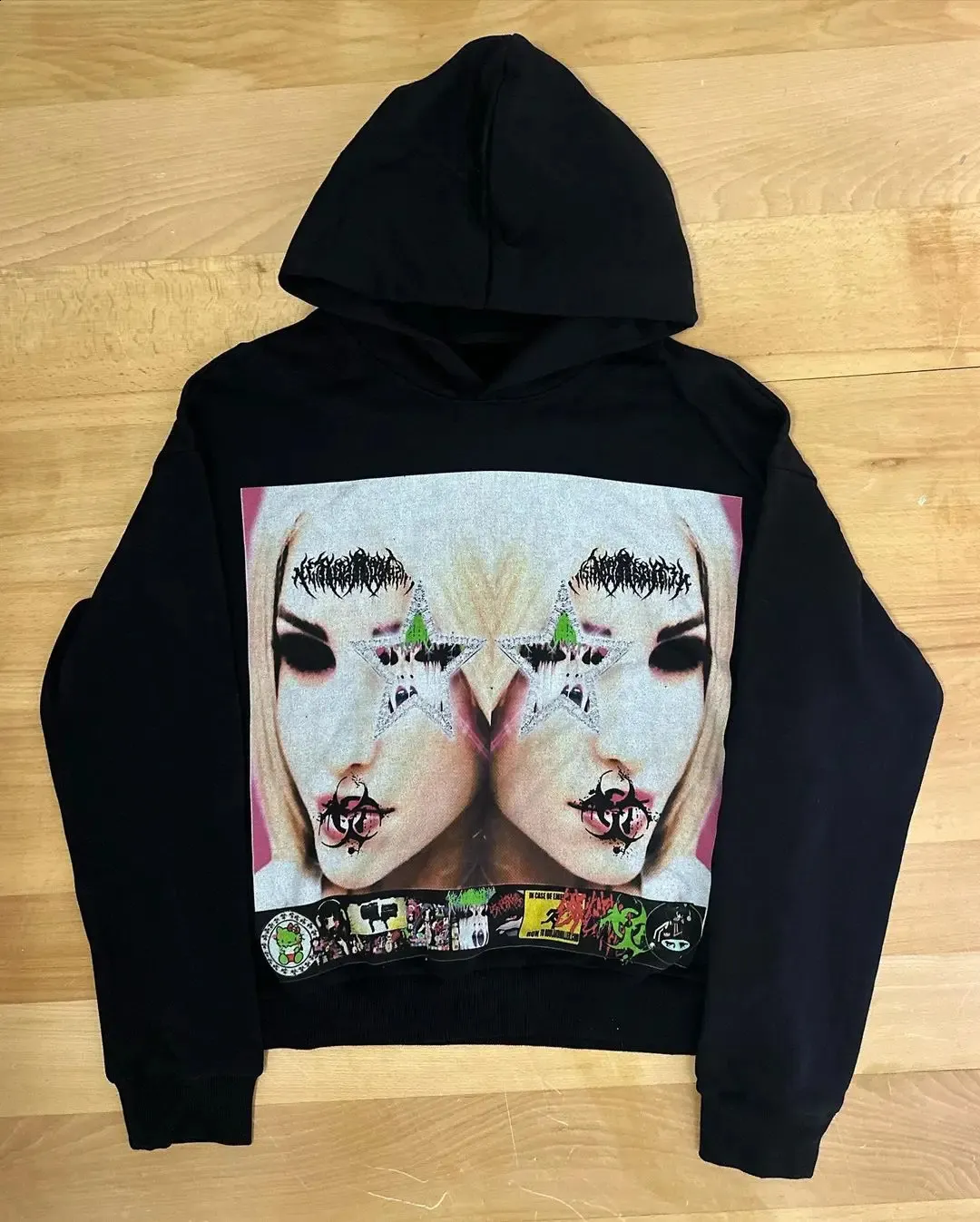 Grailed Locker Zip Up Hoodie Oversized Streetwear Tops