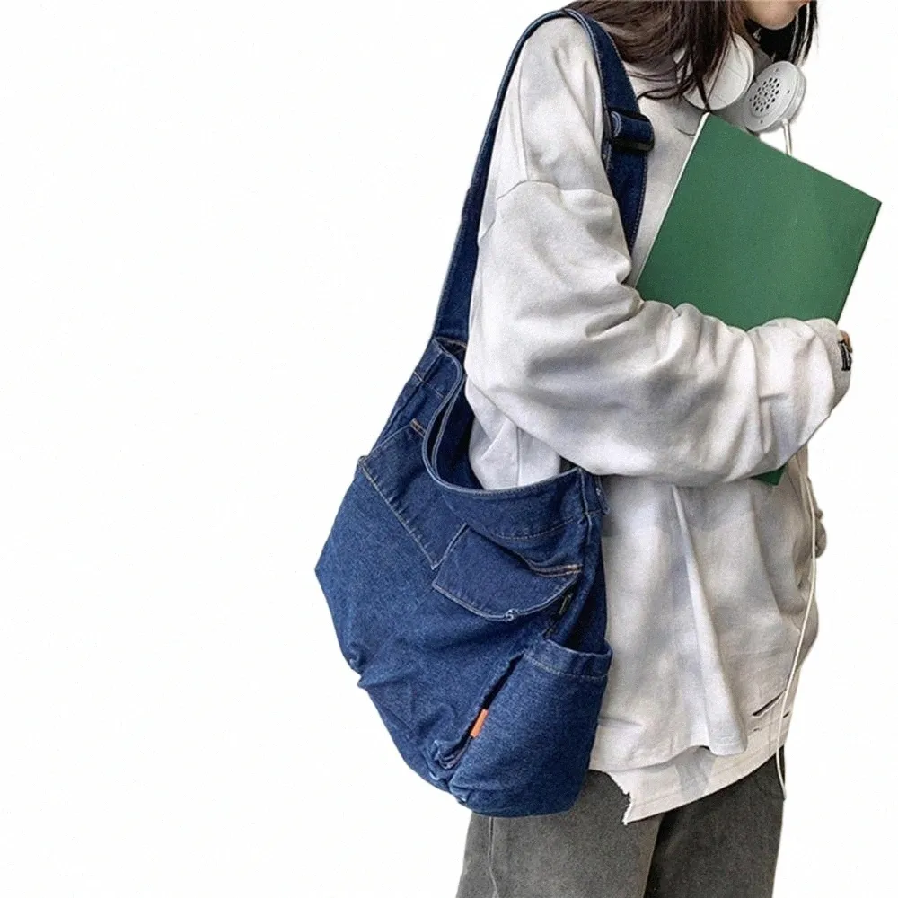 ショルダーバッグ・ポシェット   Women's Logo Denim Crossover Strap Shoulder Bag $_57.JPG?set_id=8800005007