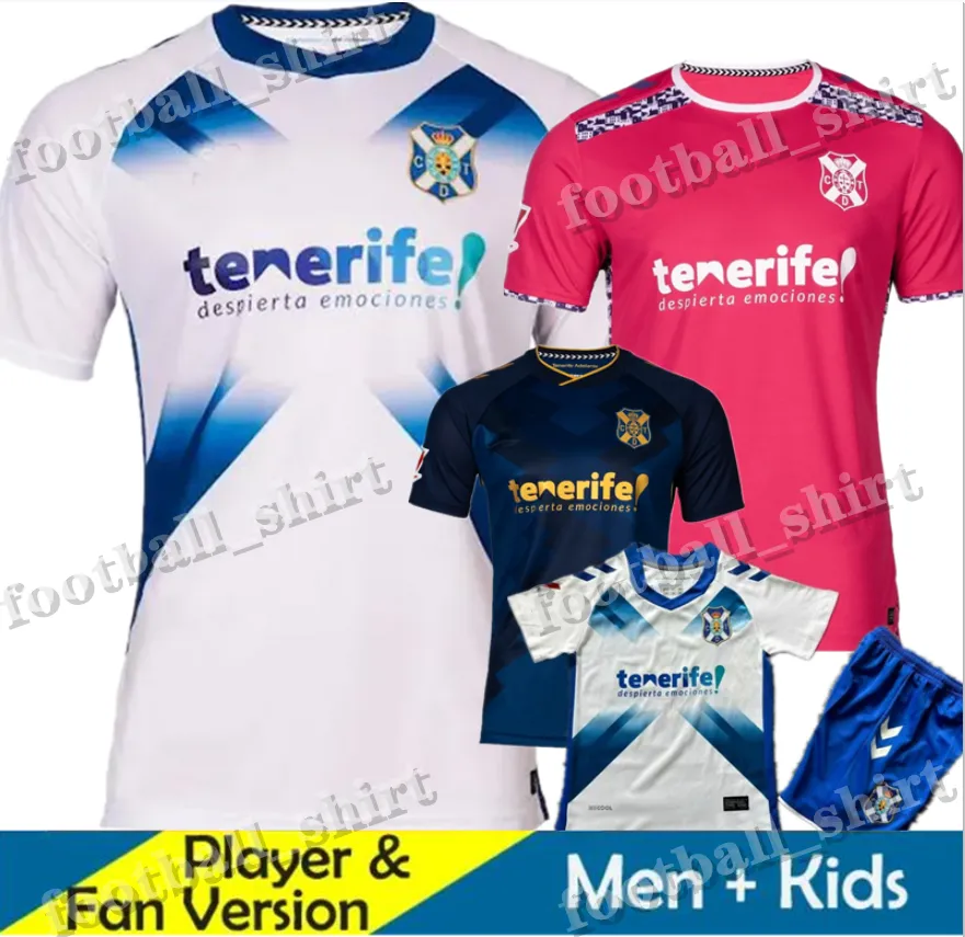 Tenerife Home & Away 3rd Soccer T Shirts 24/25 CD Breathable Mens & Kids Football Shirts