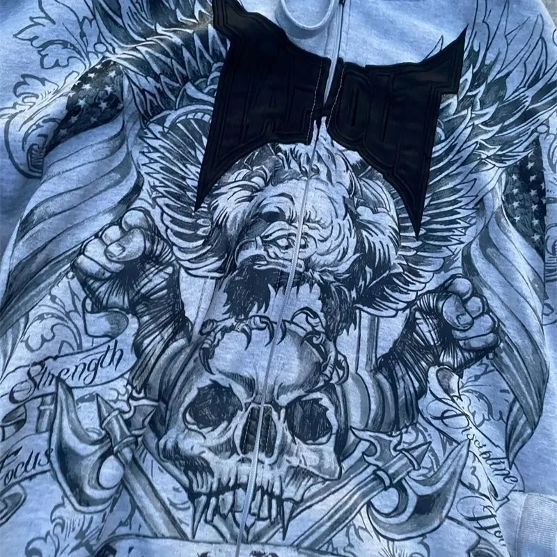 トップス vintage d.i.a skull long zip hoodie il_1080xN.4997760724_60ly.jpg