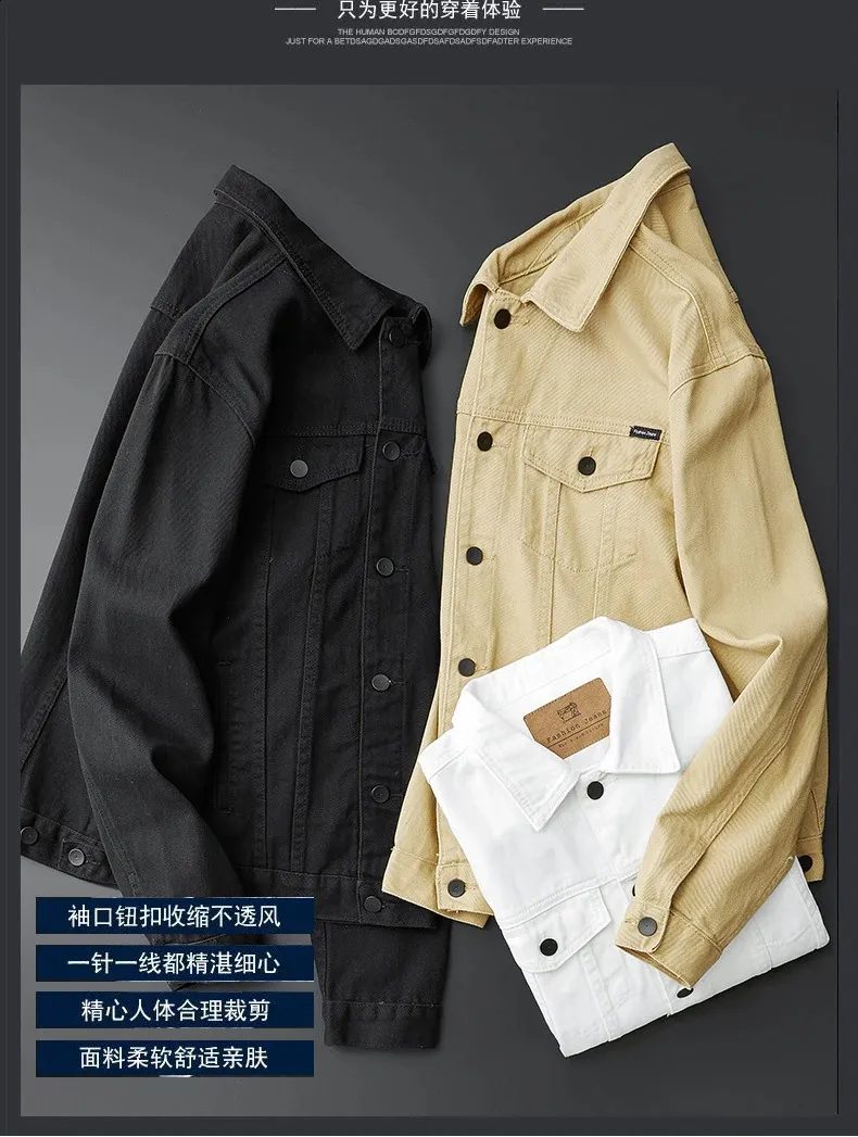 DHgate.com:Casual Cotton Denim Jacket for Men, 97% Cotton 3 DHgate.com:Casual Cotton Denim Jacket for Men, 97% Cotton 3