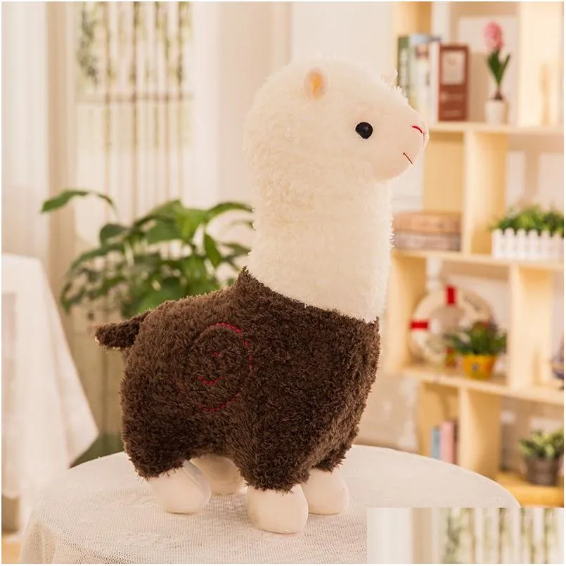 Animali Di Peluche Imbottiti Allingresso Di Diverse Dimensioni Di Alpaca Animale Simation P Giocattolo Bambola Bambini Regali Decorazioni Interni Goccia Drop Oth4v Da 4 43 DHgate