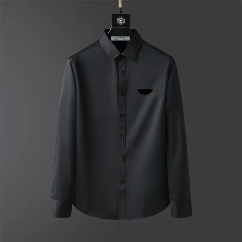 2024 luxury designer Mens Dress Shirts fashion casual business social jacket and cocktail shirt brand Spring Autumn slimming the most fashionable coat