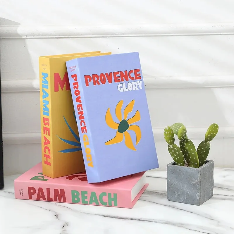 Mini Fake Books Nordic Holiday Style Openable fake book - Simple and...