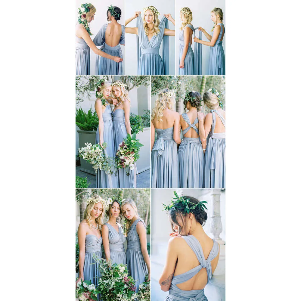blue dress for baby girl Made in USA Teal Green Infinity Dress Bridesmaid Multiway Convertible Dress Made in USA +36 Colors main image 0