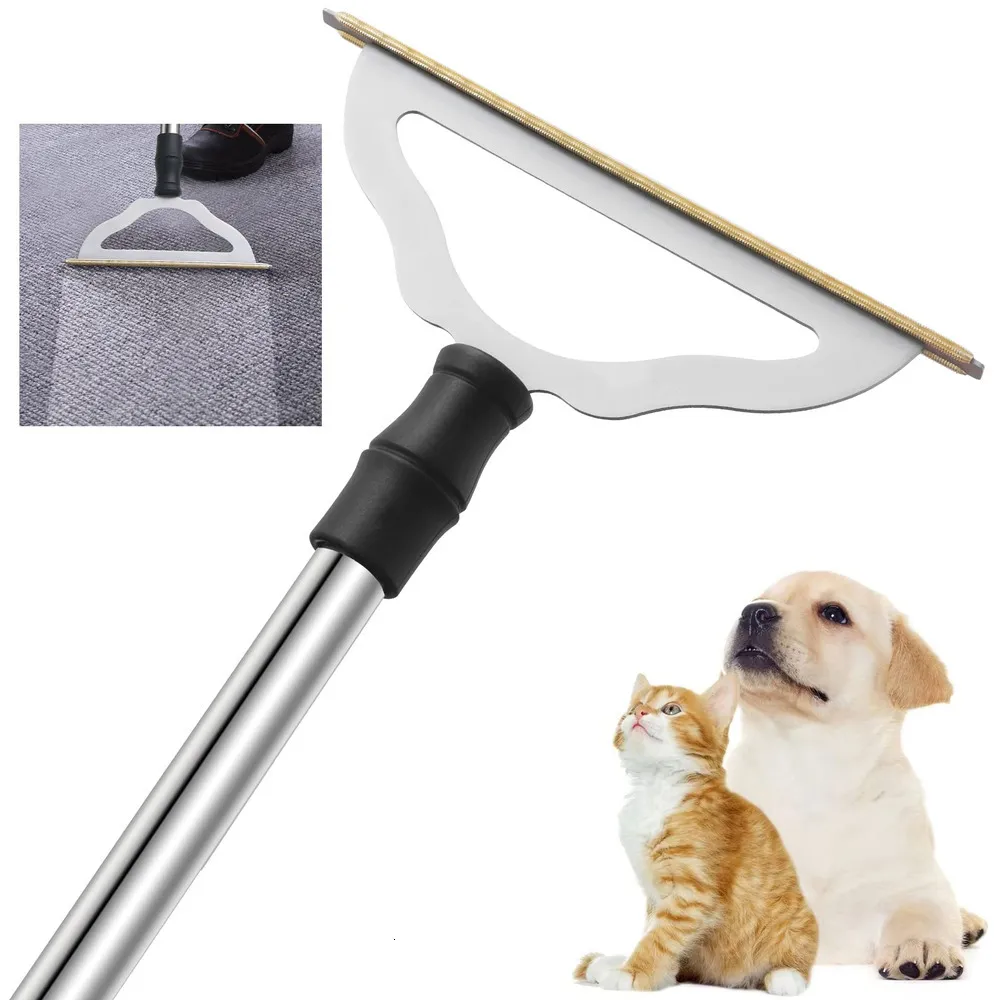 DHgate Pet Hair Remover Carpet Rake Reusable Advanced Hair Broom for Rugs Mats Couch Furniture and Pet Hair Removal M004 Pet Supplies