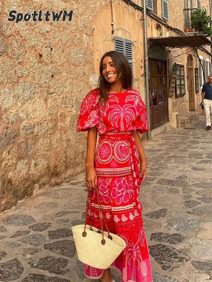 casual red dress floor length short sleeve deals long red dress with short sleeves Burgundy Chiffon Maxi Dress with Banded  Waist and Short Sleeves