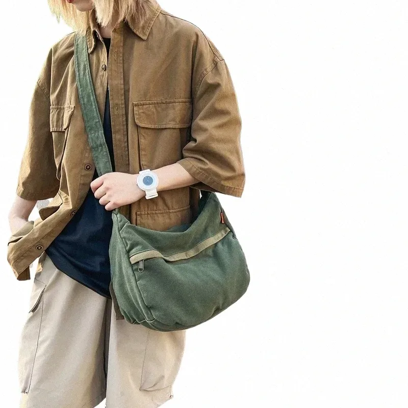 Vintage Canvas Shoulder Bag - Womens Crossbody Handbag, Y2K Vintage Canvas Shoulder Bag - Womens Crossbody Handbag, Y2K